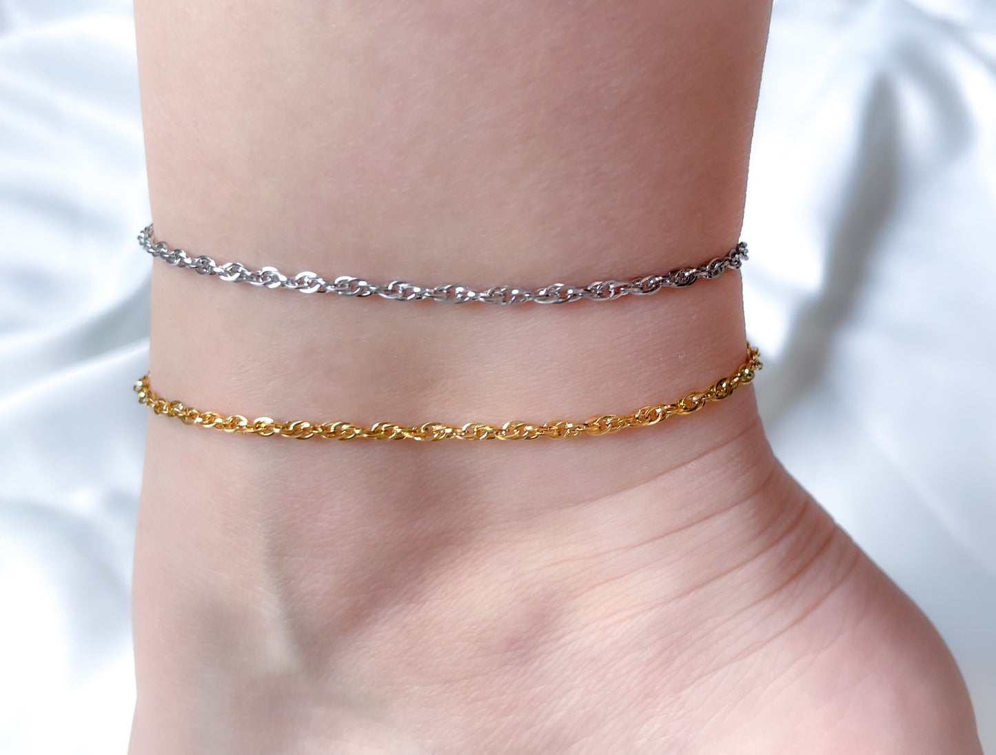 Twisted Chain Anklet