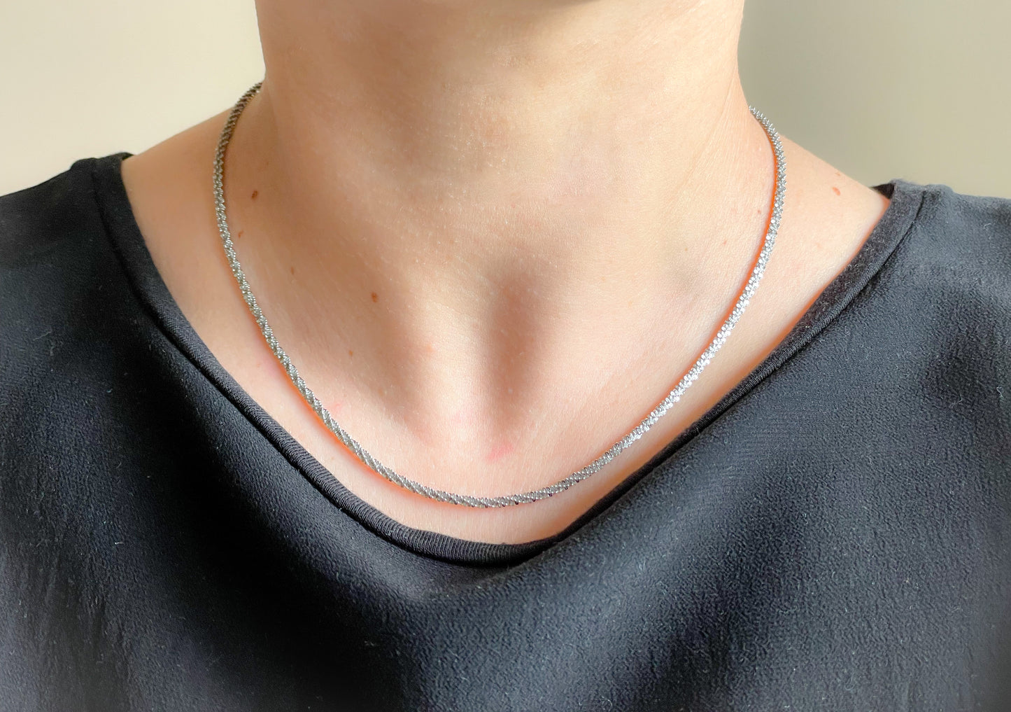 Sparkle Rope Necklace