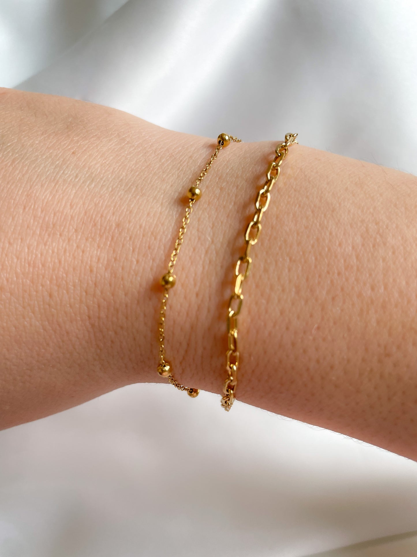 Layered Paperclip Bracelet
