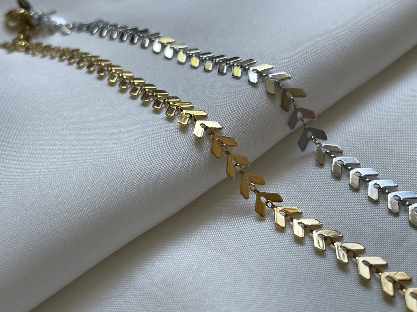 Chevron Chain Anklet