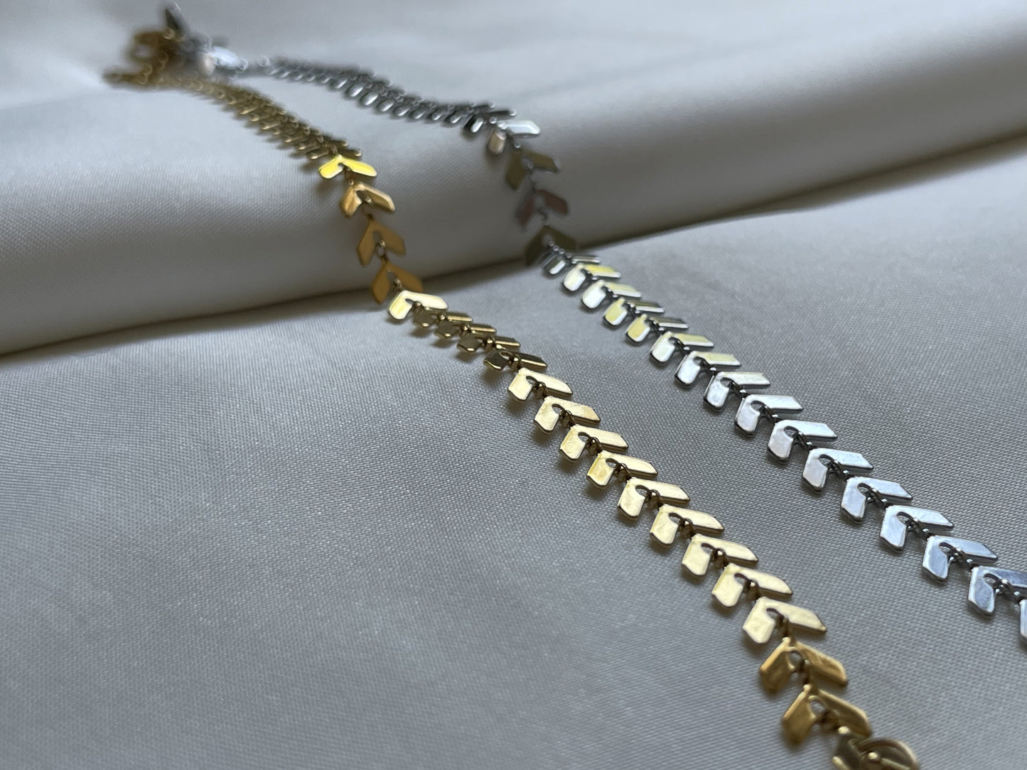 Chevron Chain Anklet