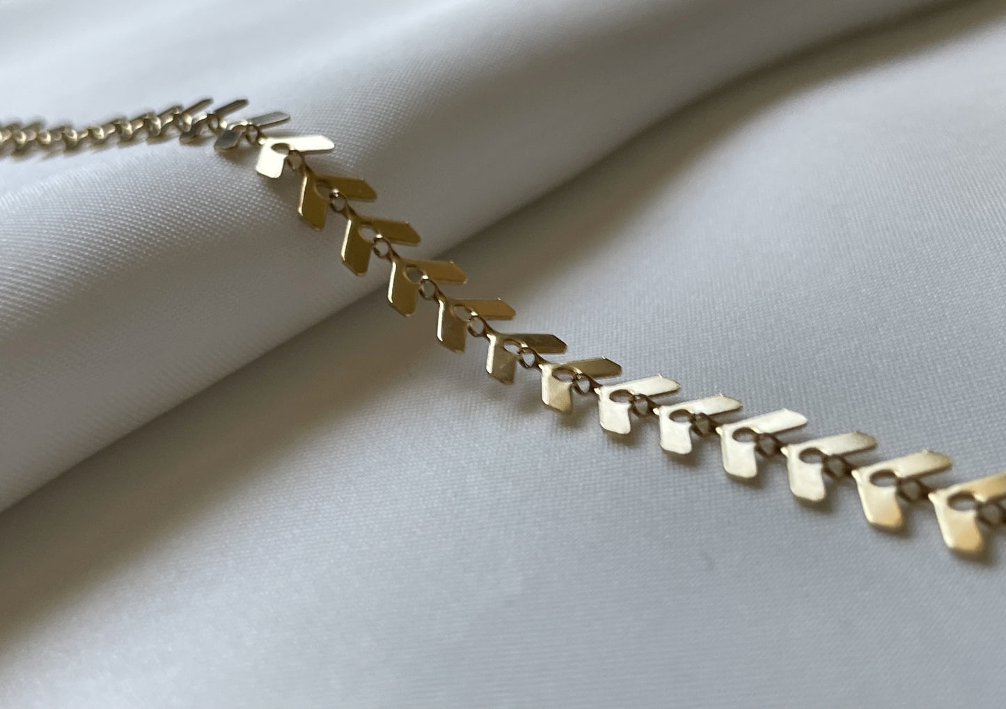 Chevron Chain Anklet