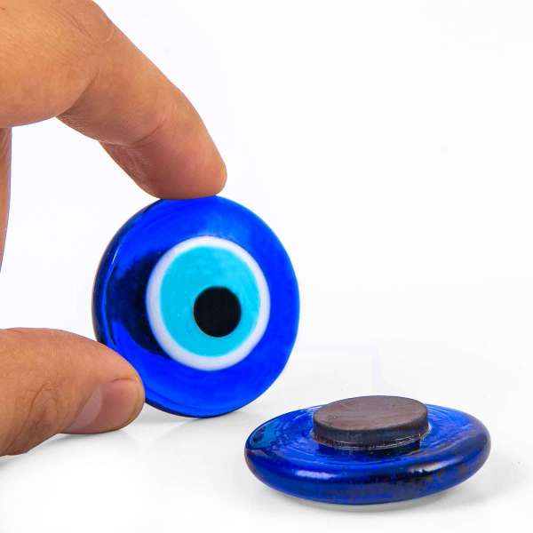 Glass Evil Eye Magnet