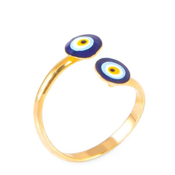 Evil Eye Wrap Ring