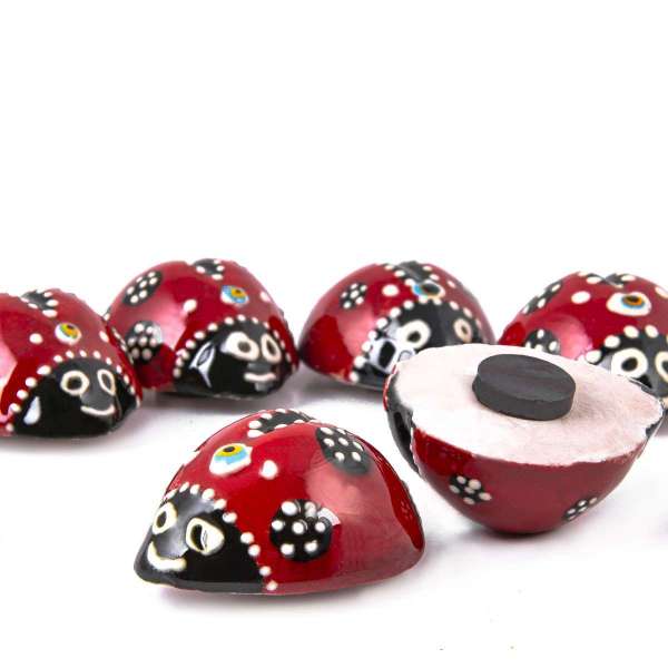 Ceramic Ladybug Magnet