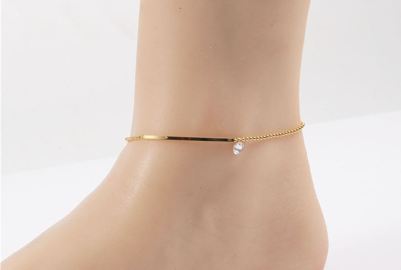 Smile Bar Anklet