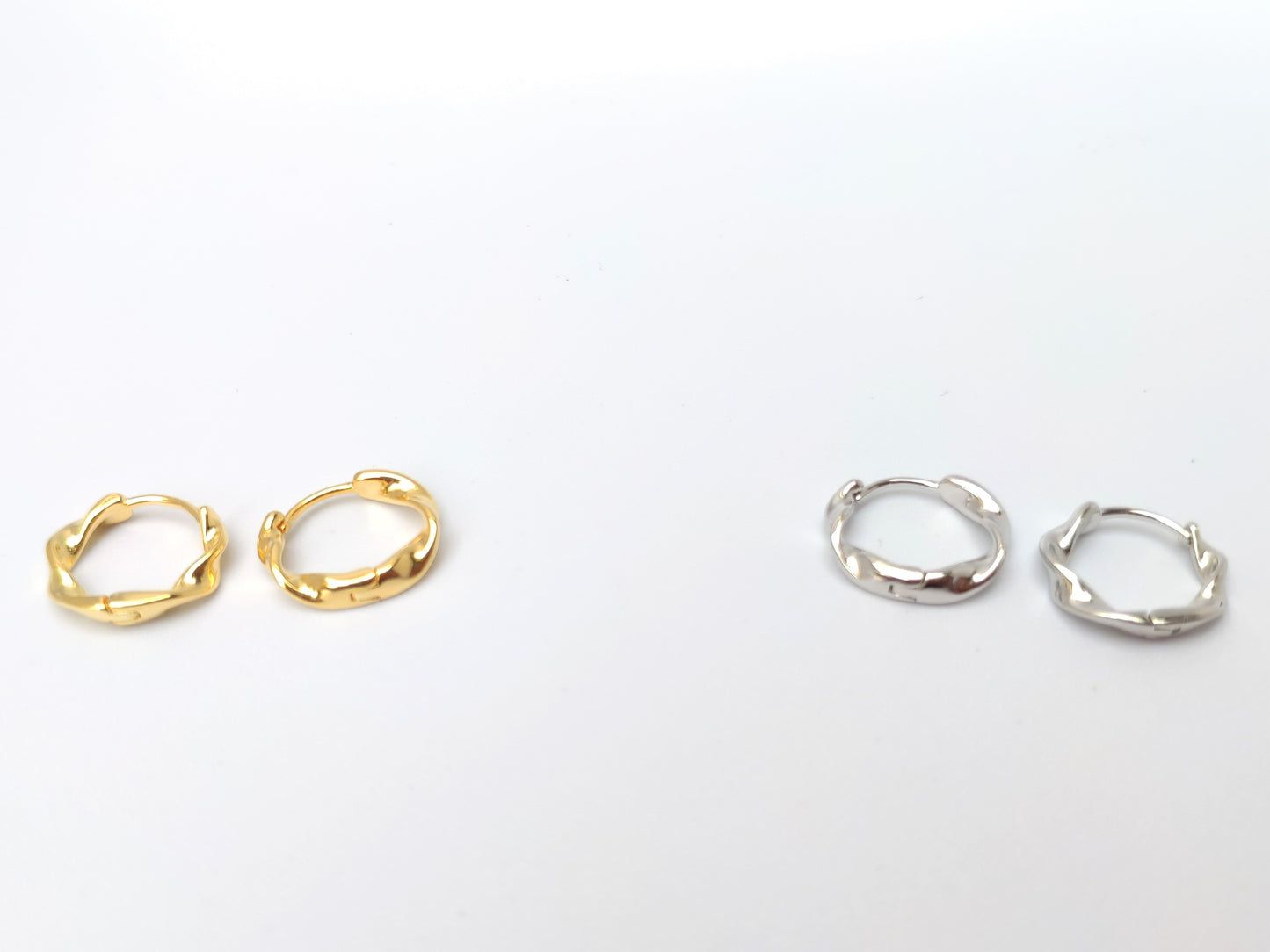 Twisted Huggie Earrings