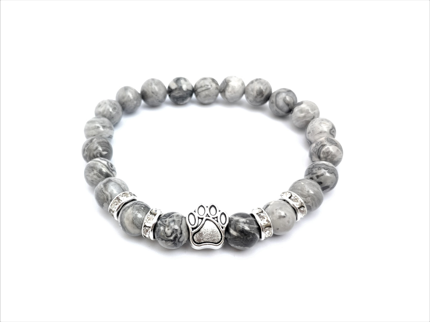 Paw Print Stretch Bracelet