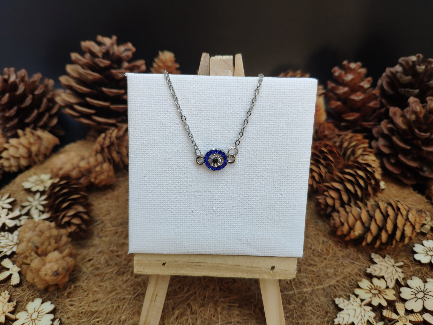 Diamond Round Eye Anklet