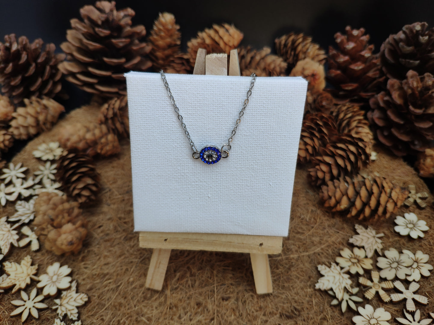 Diamond Round Eye Anklet