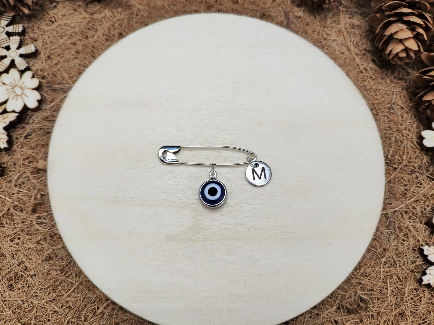 Evil Eye Pin Brooch