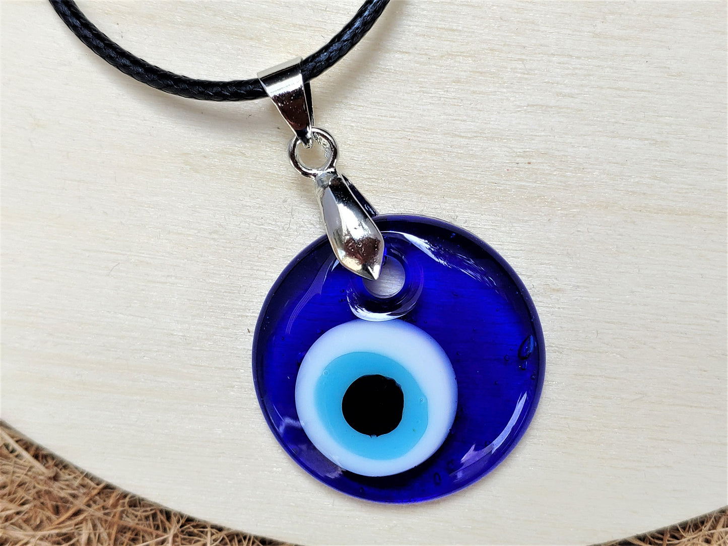 Glass Evil Eye Necklace
