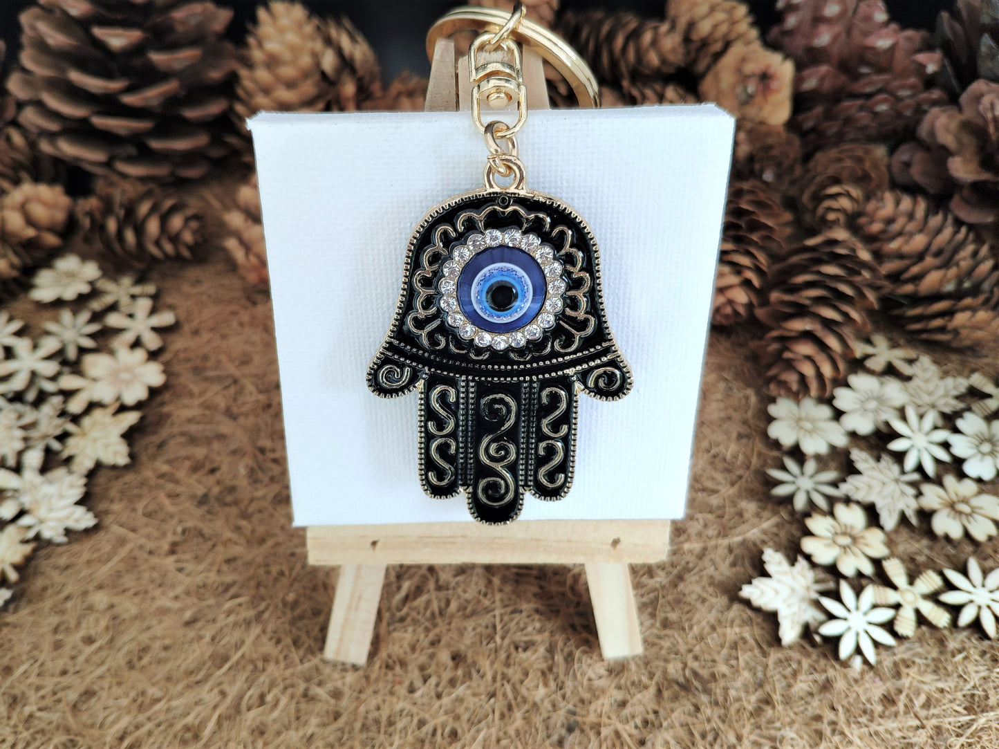Hamsa Keychain