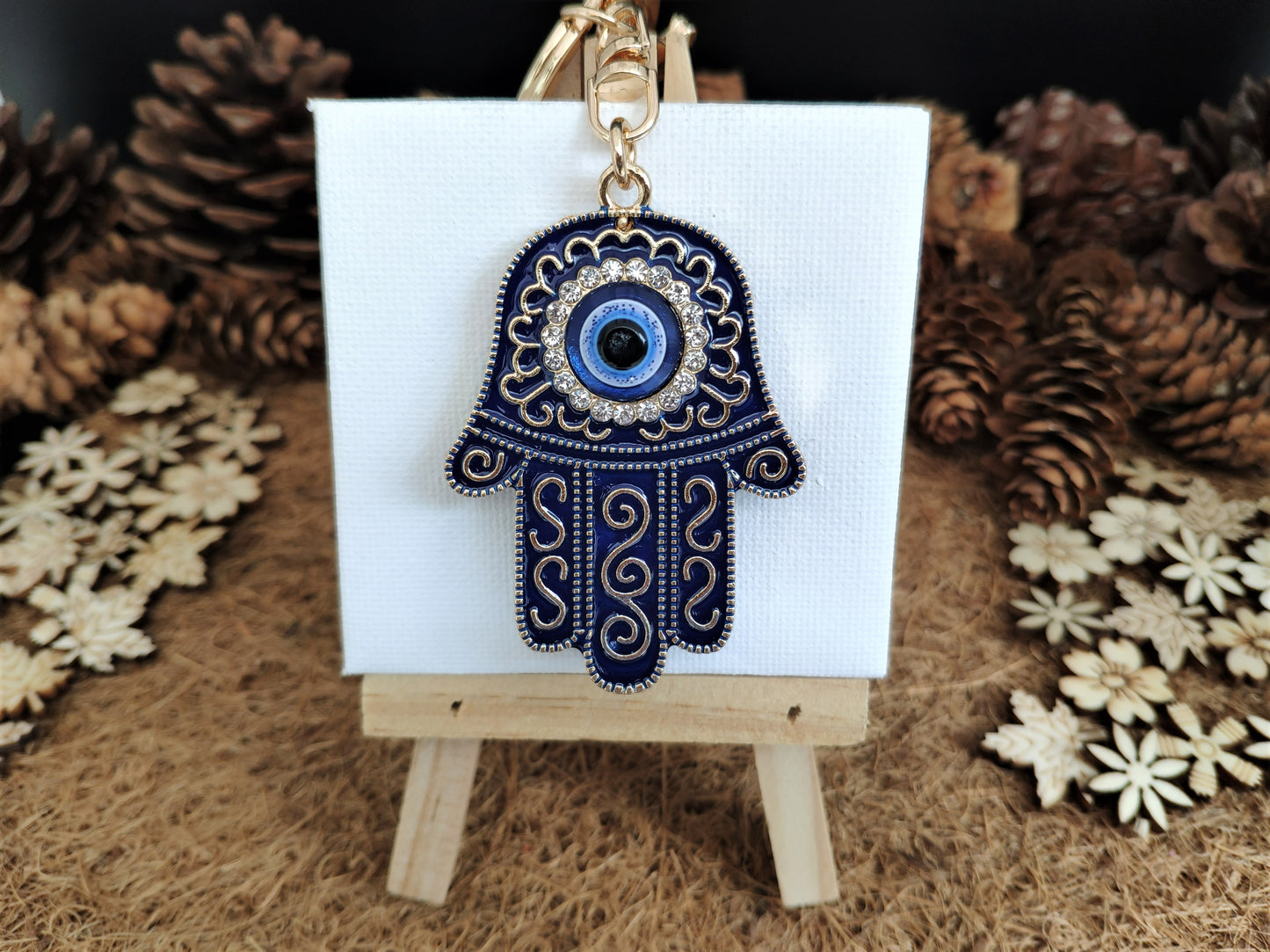 Hamsa Keychain