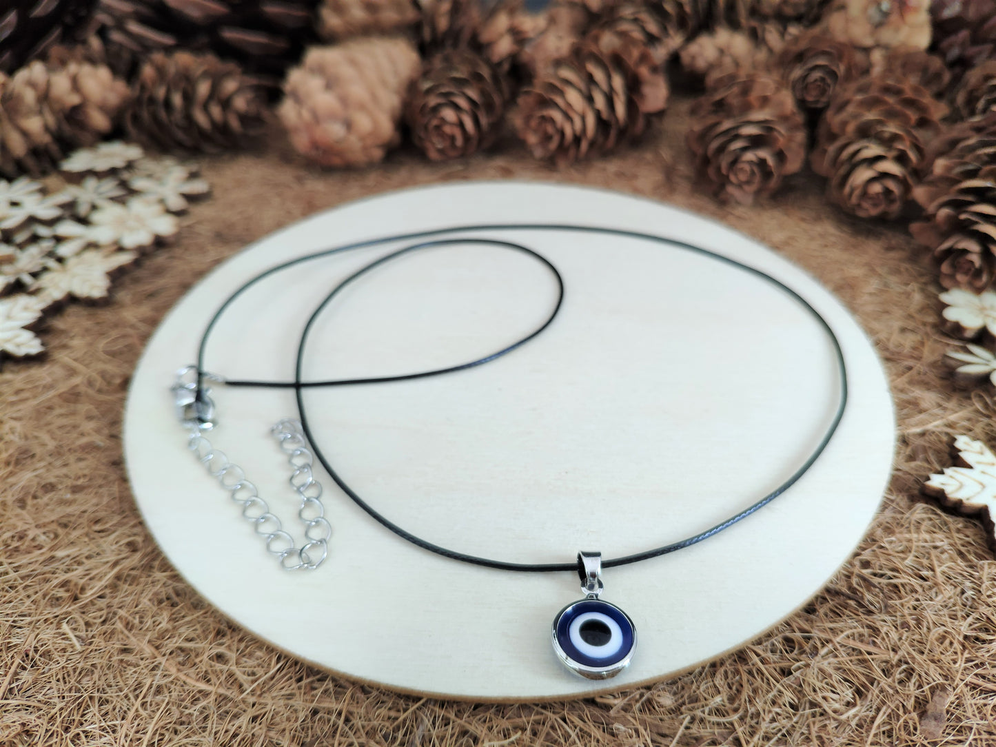 Black Evil Eye Necklace