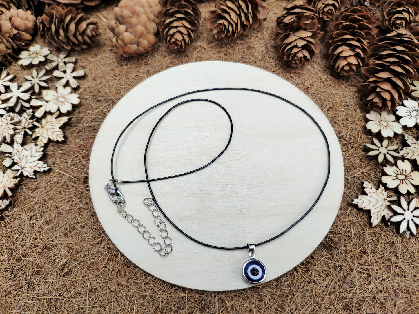 Black Evil Eye Necklace