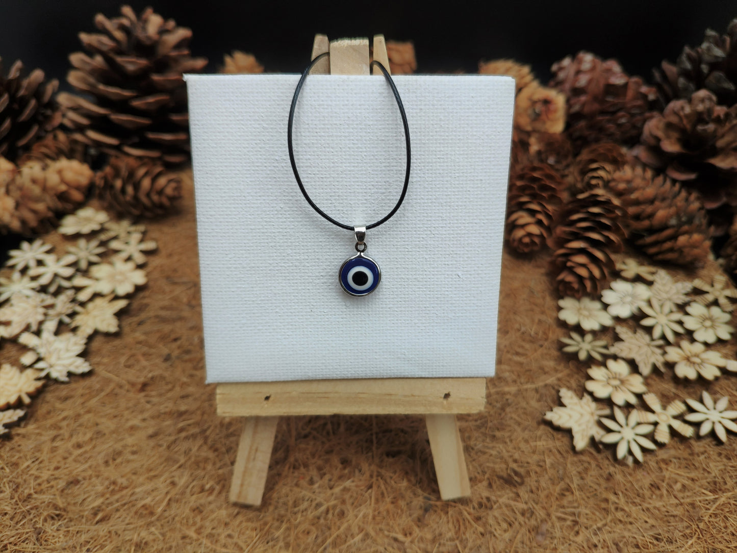 Black Evil Eye Necklace
