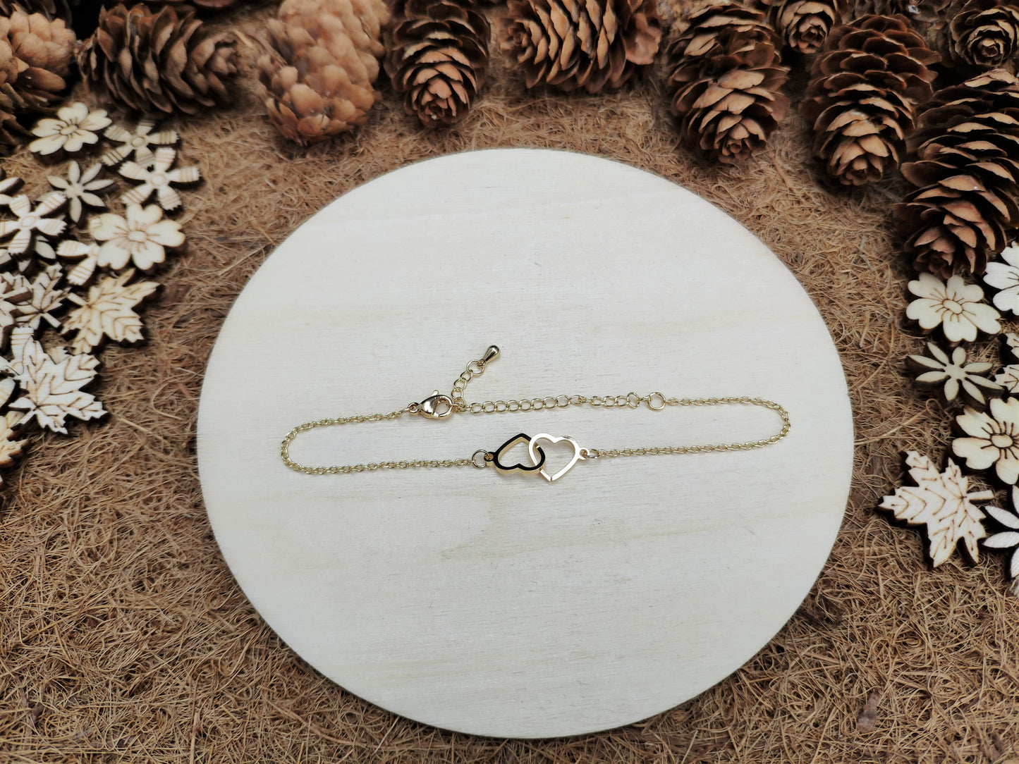 Interlocking Hearts Bracelet