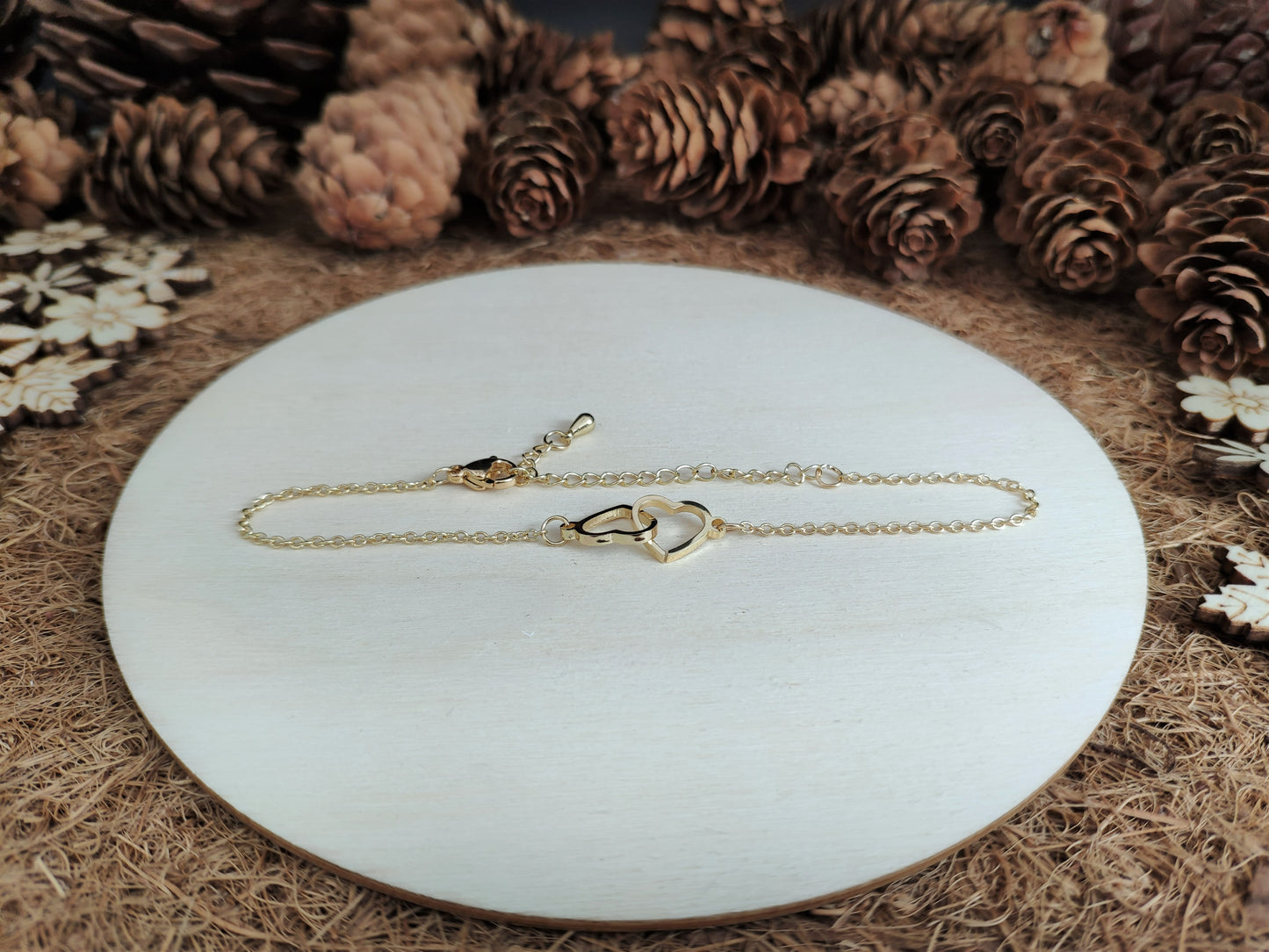 Interlocking Hearts Bracelet