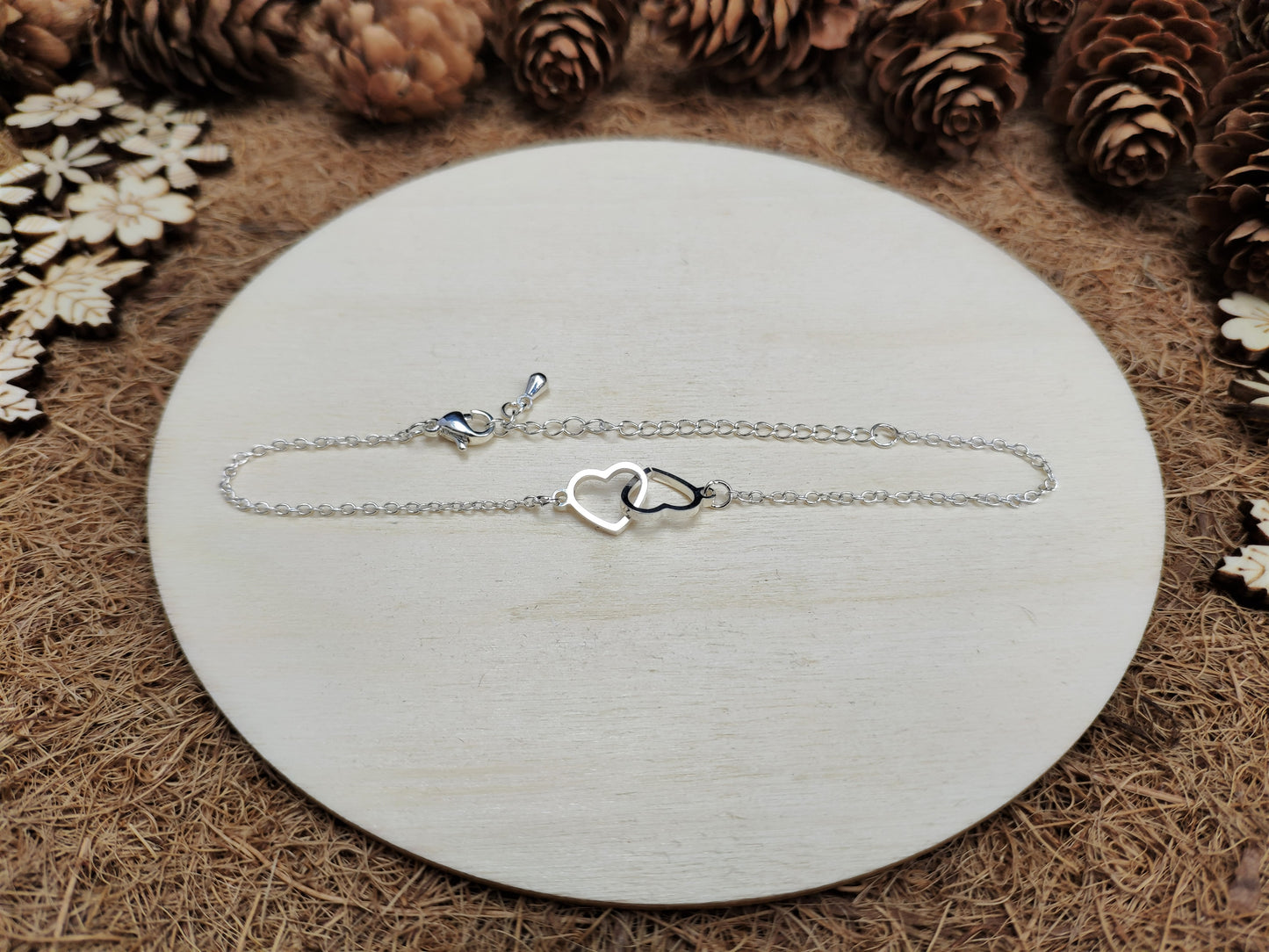 Interlocking Hearts Bracelet