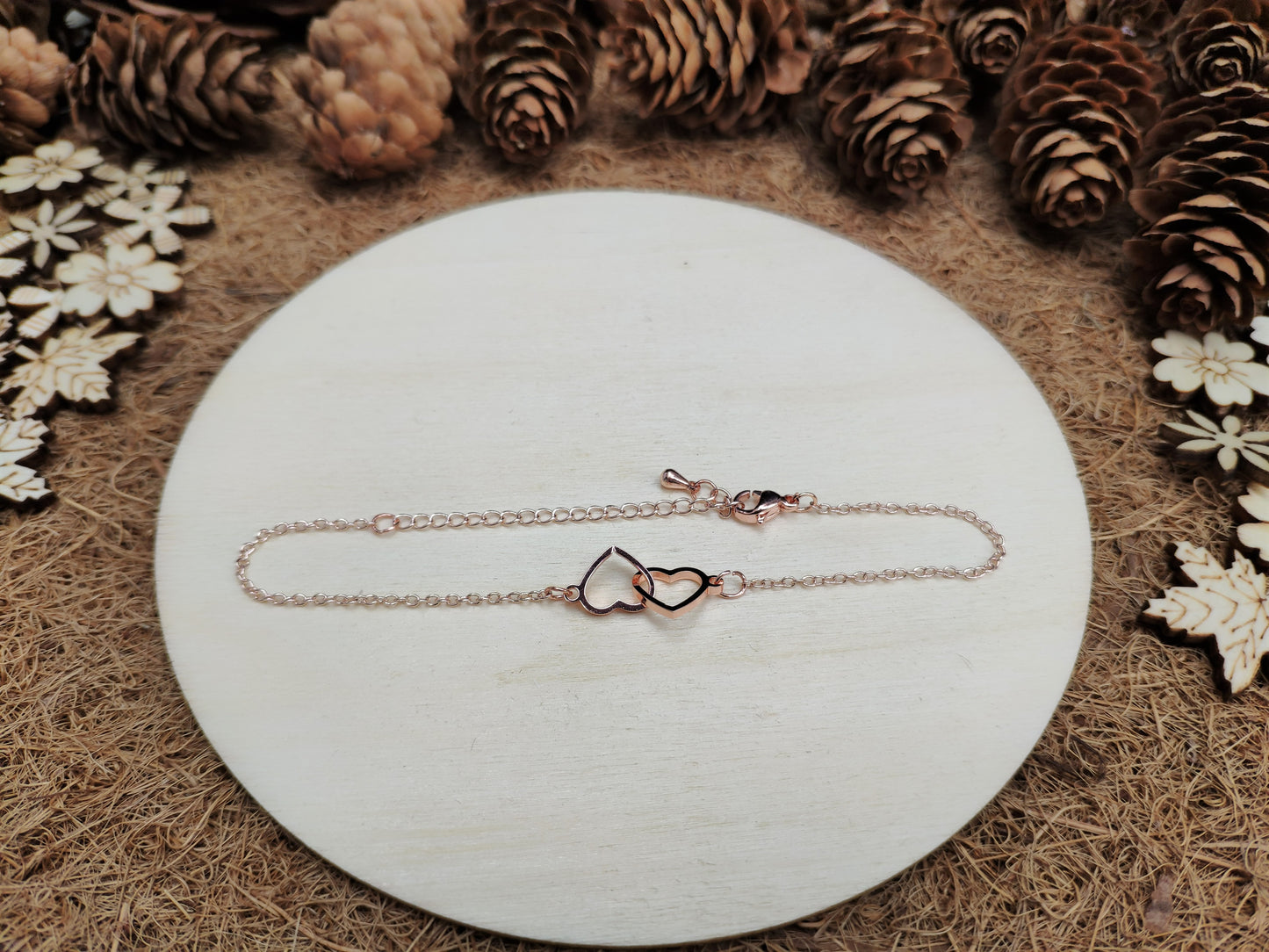 Interlocking Hearts Bracelet