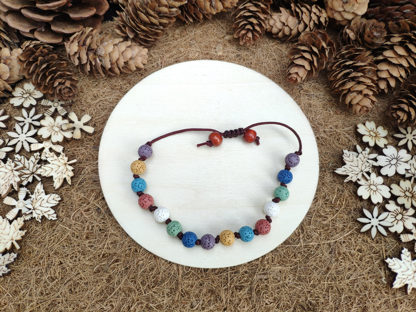 Colorful Lava Bracelet