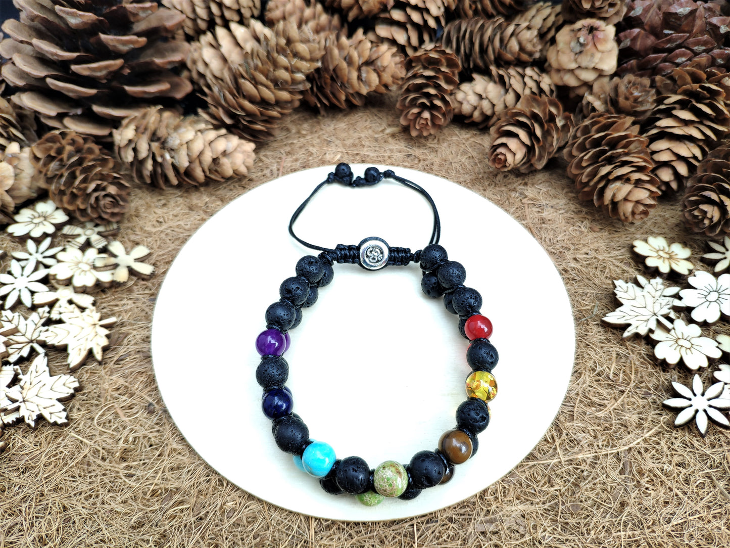 Men's Lava Chakra Bracelet