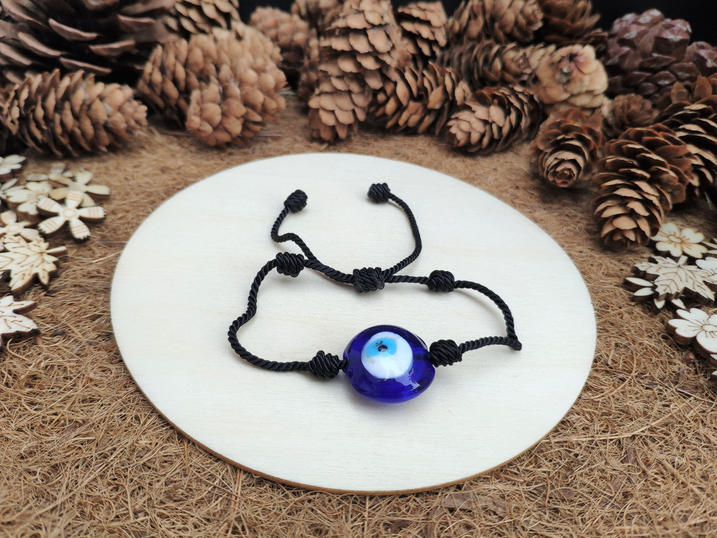 Rustic Evil Eye Bracelet