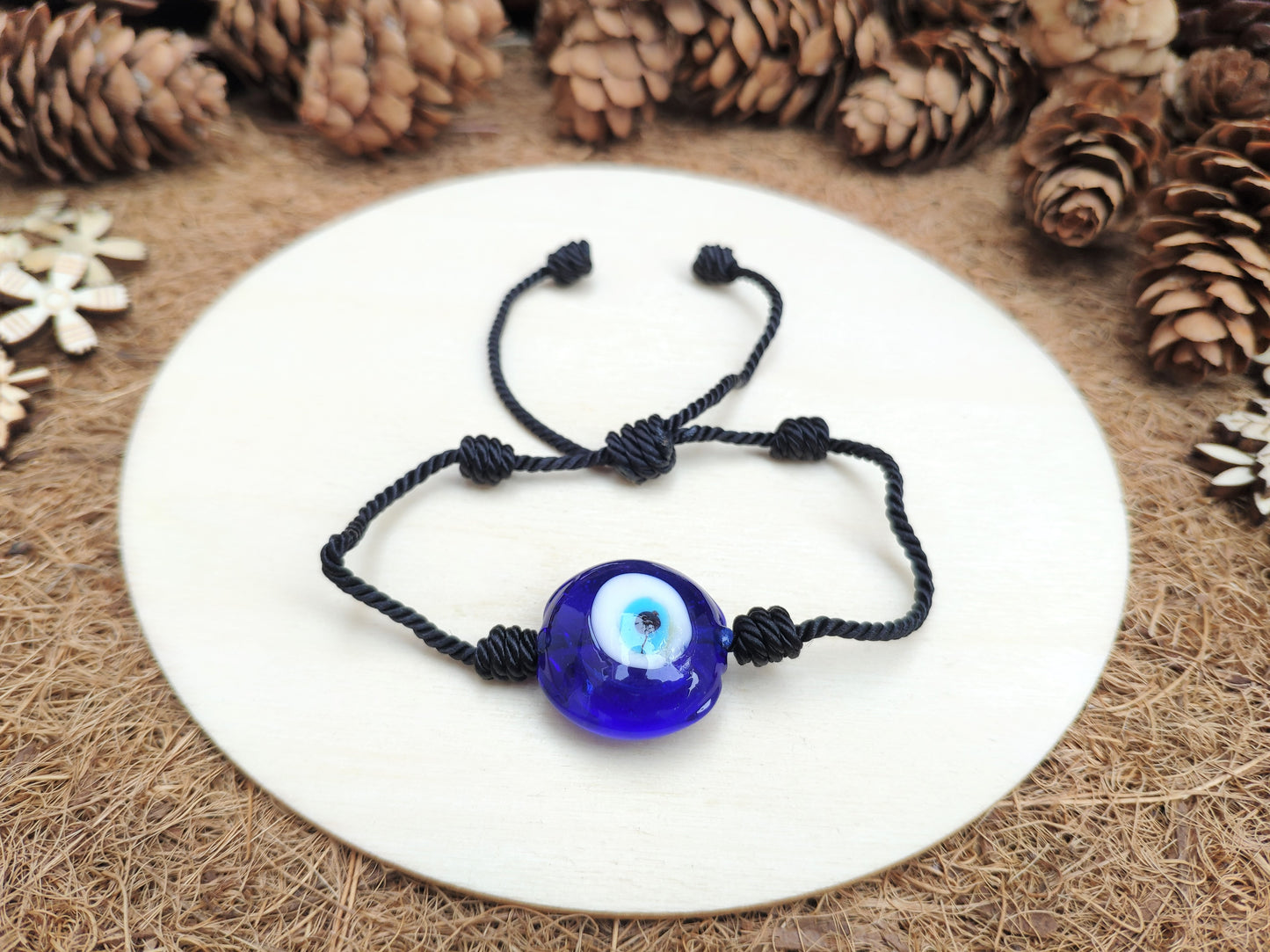 Rustic Evil Eye Bracelet