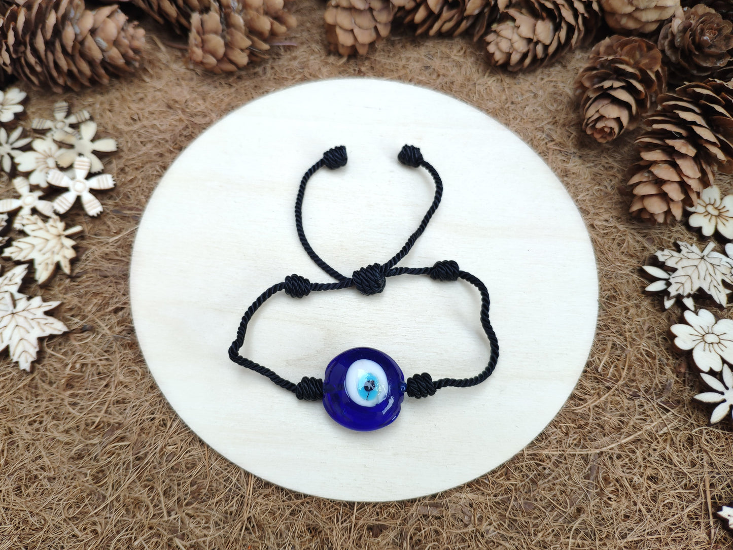 Rustic Evil Eye Bracelet