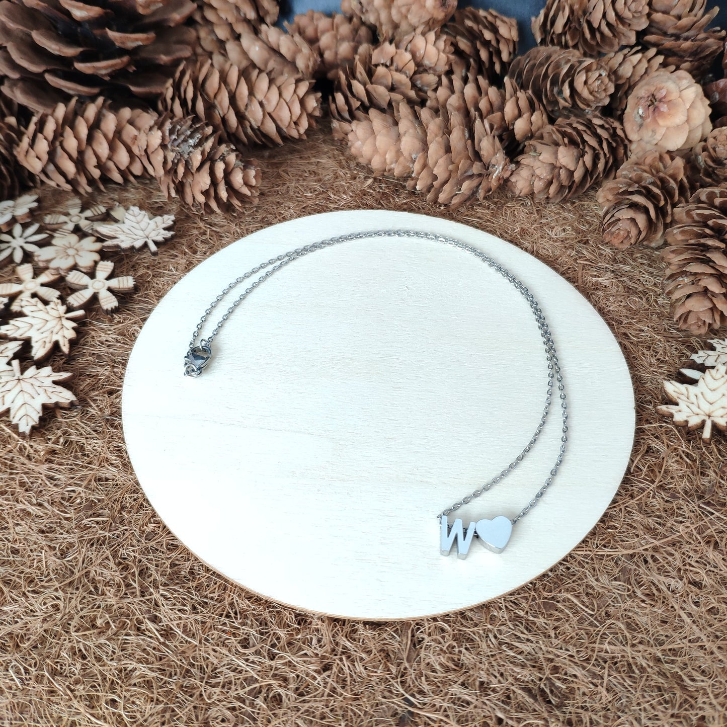 Initial Heart Necklace