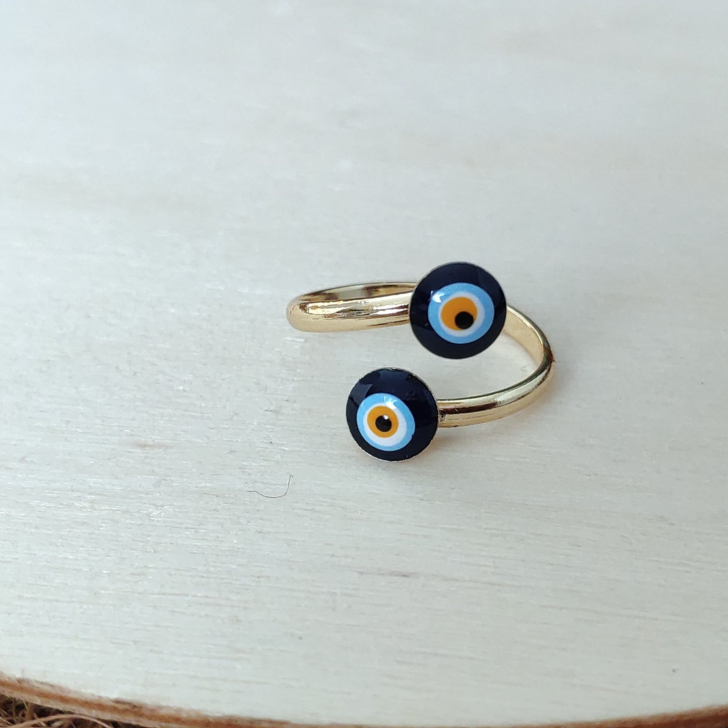 Evil Eye Wrap Ring