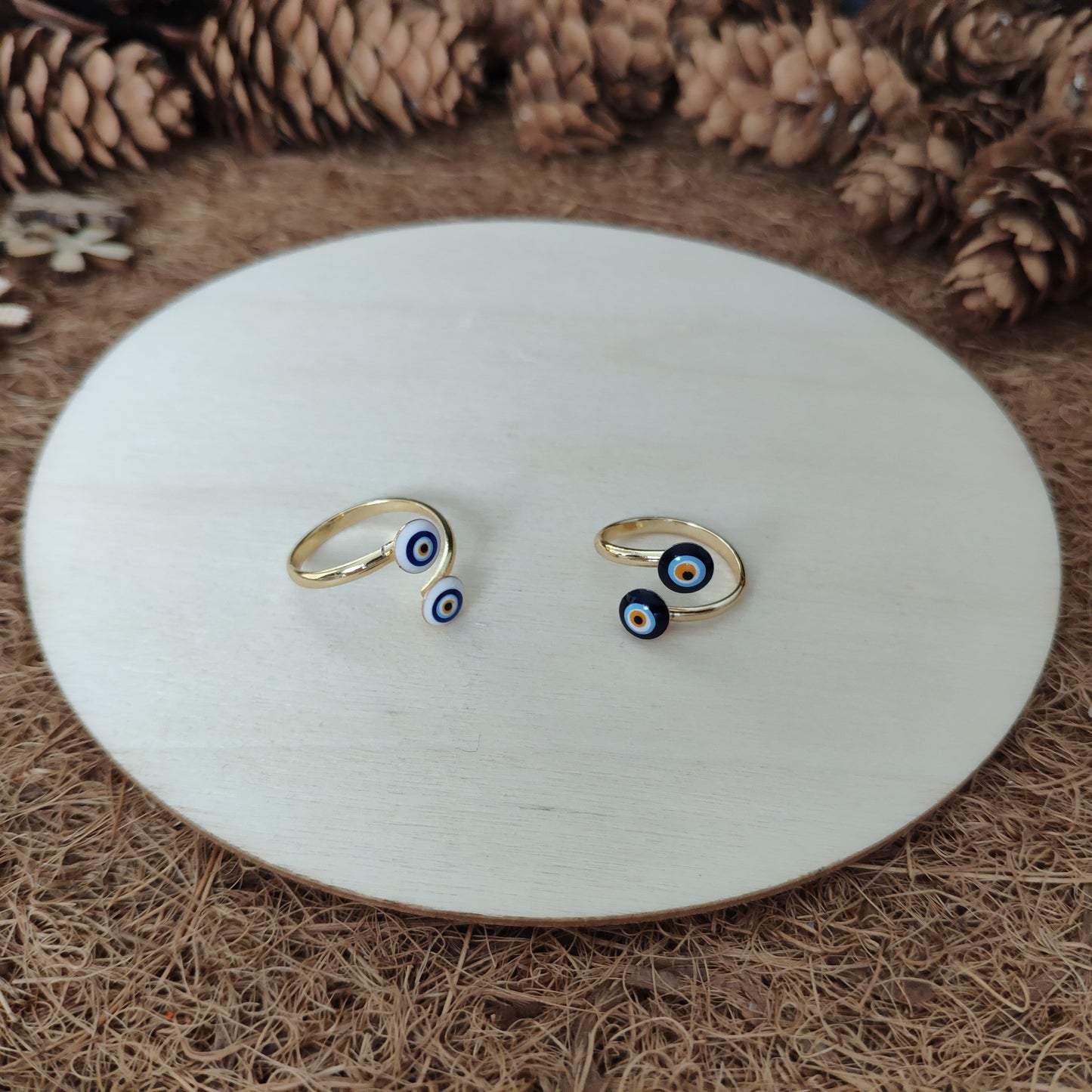 Evil Eye Wrap Ring