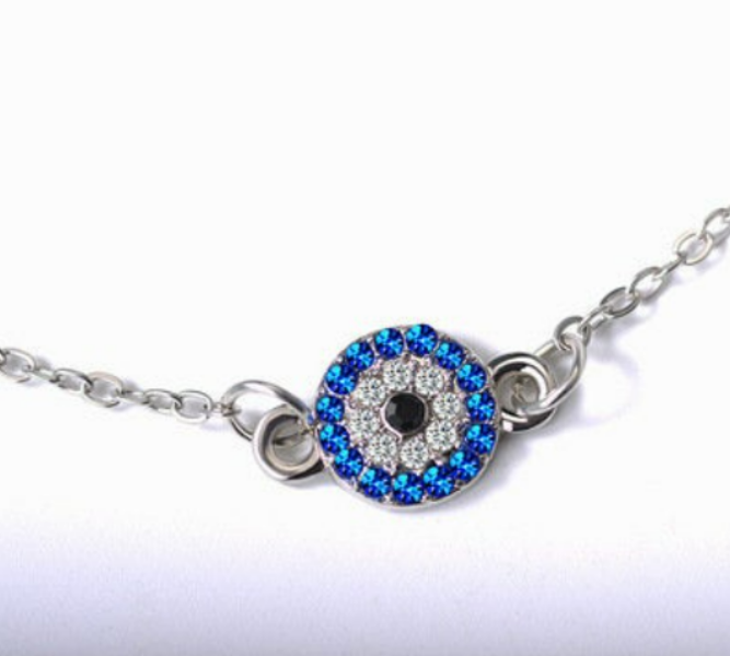 Diamond Round Eye Anklet