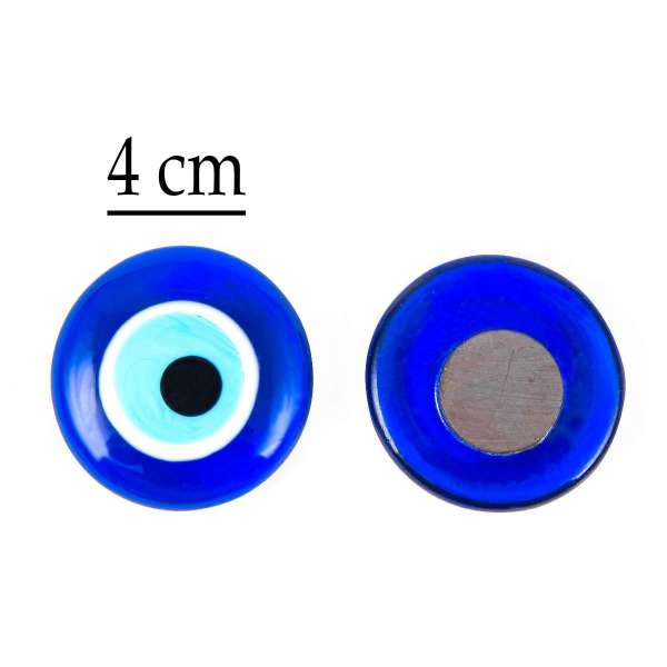Glass Evil Eye Magnet