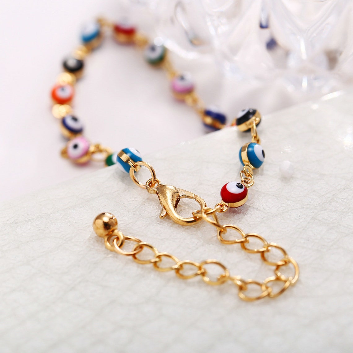Boho Evil Eye Anklet