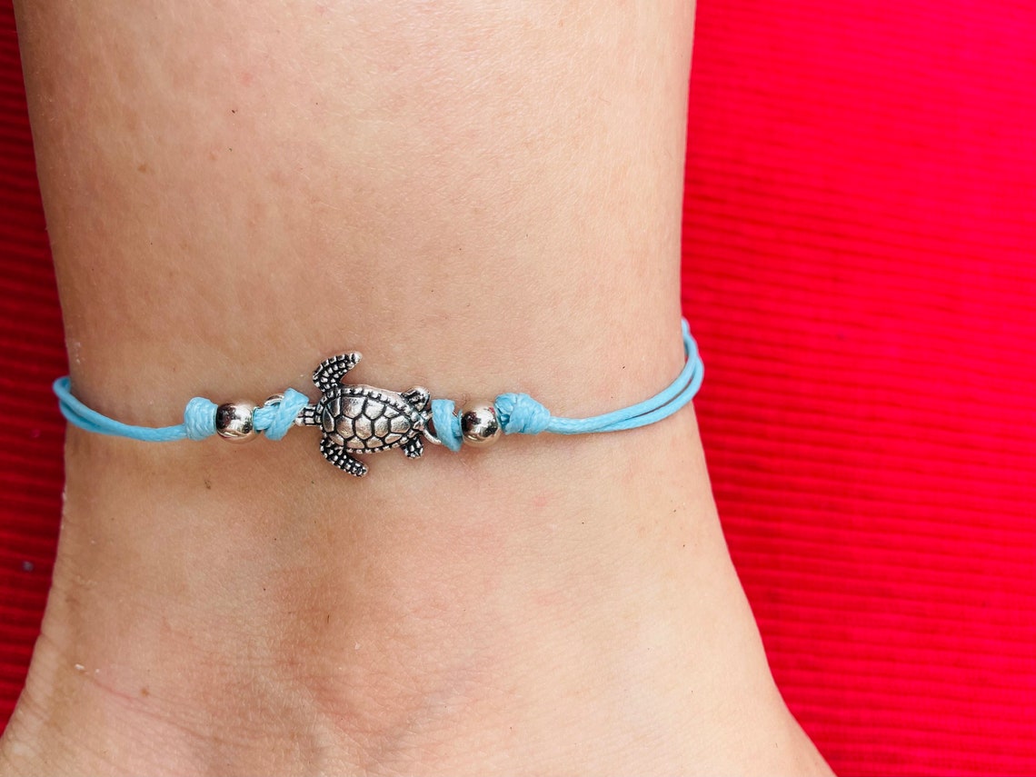 Turtle Rope Anklet