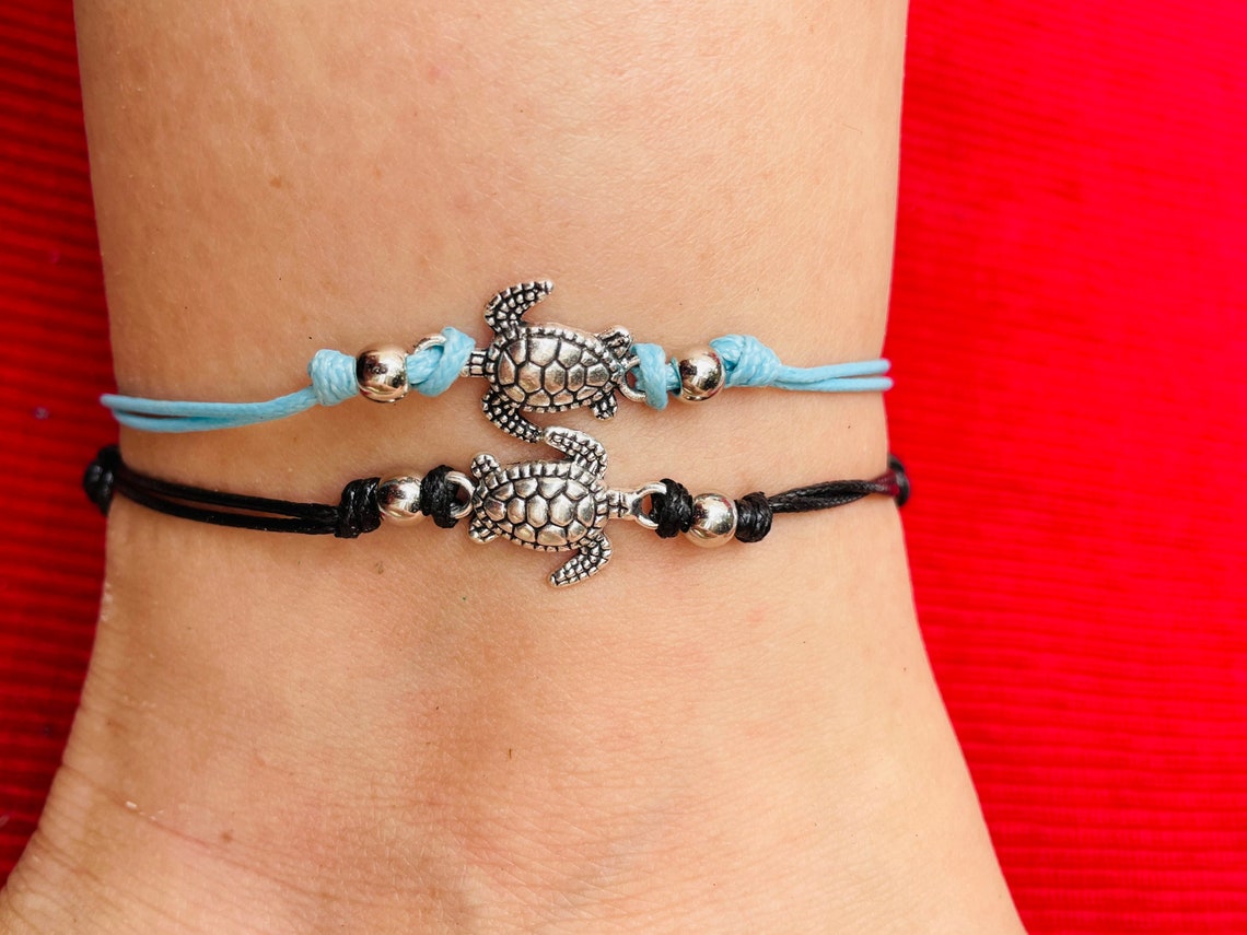 Turtle Rope Anklet