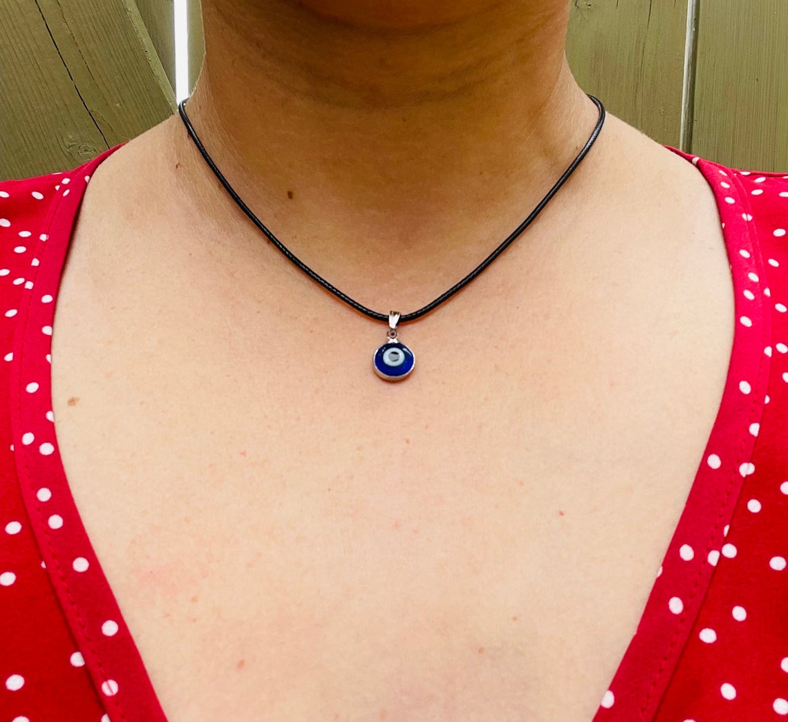 Black Evil Eye Necklace