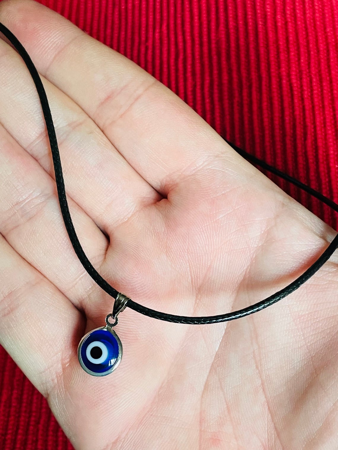 Black Evil Eye Necklace