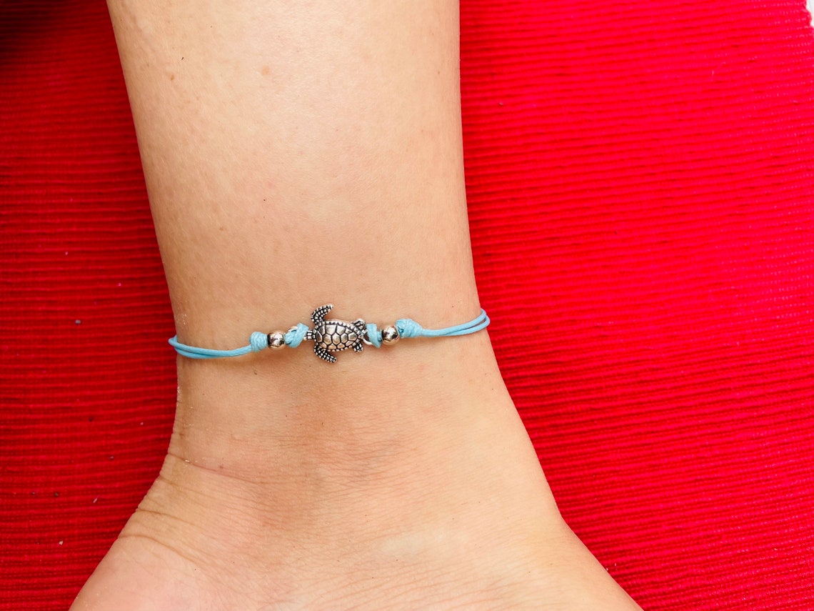 Turtle Rope Anklet