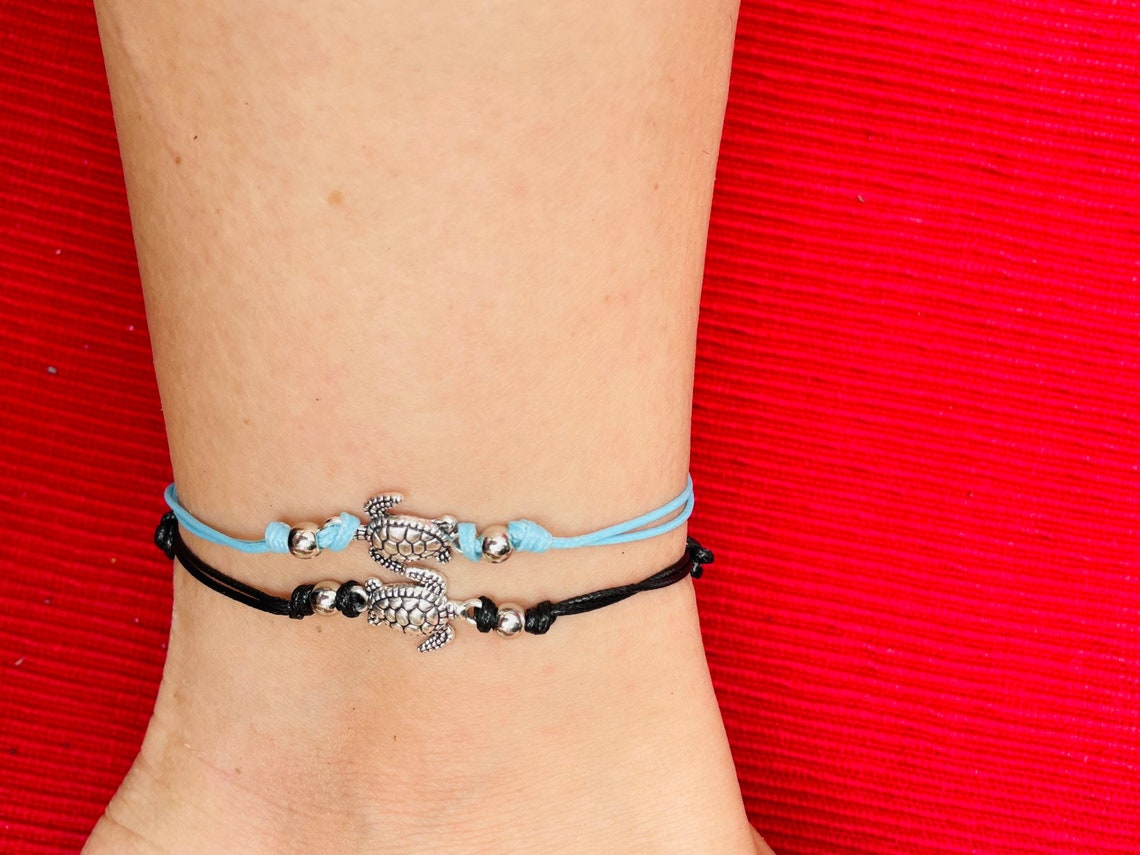 Turtle Rope Anklet