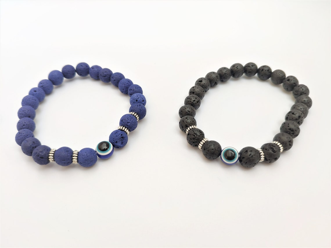 Evil Eye Natural Stone Bracelet