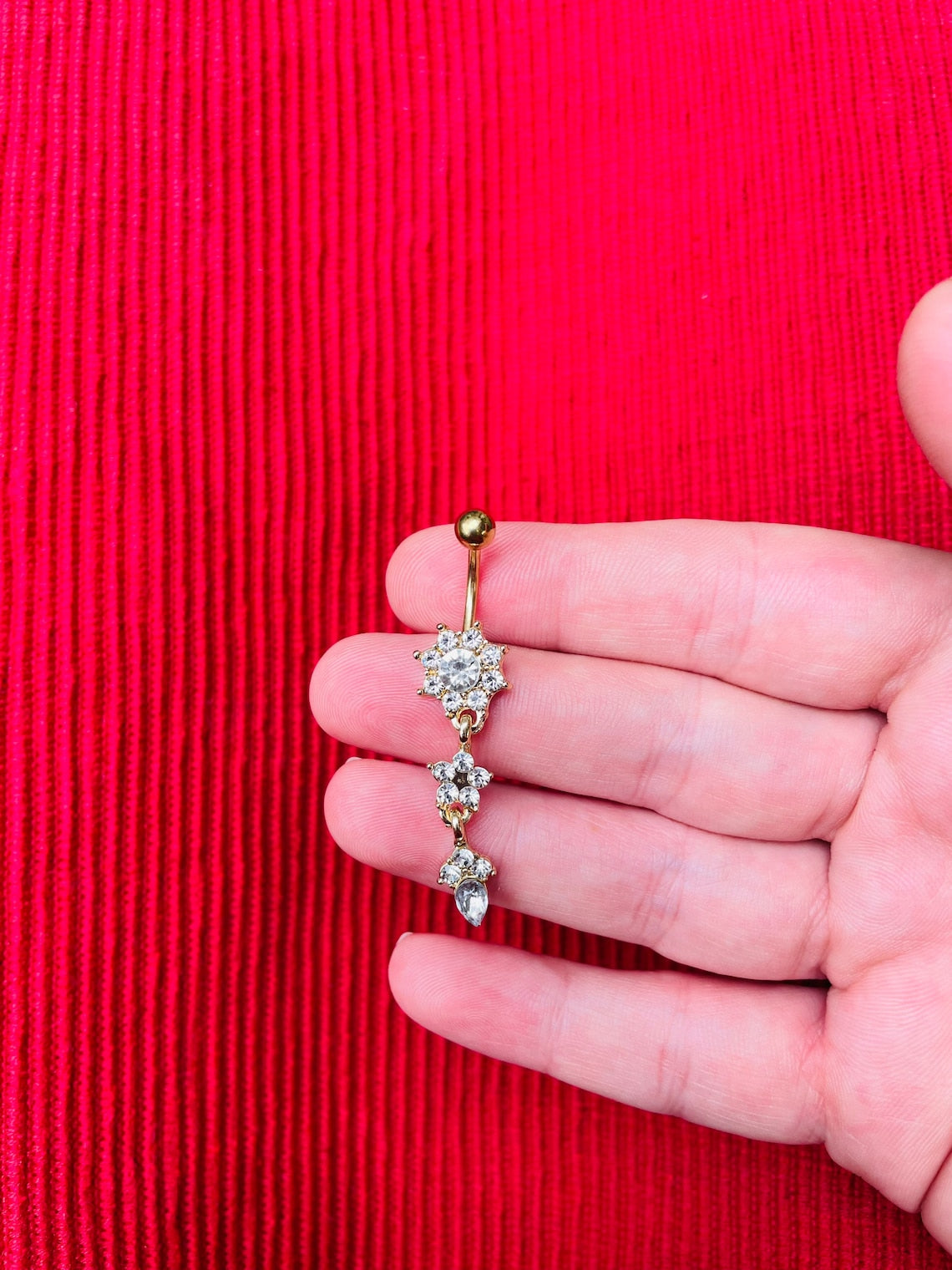 Flower Belly Ring