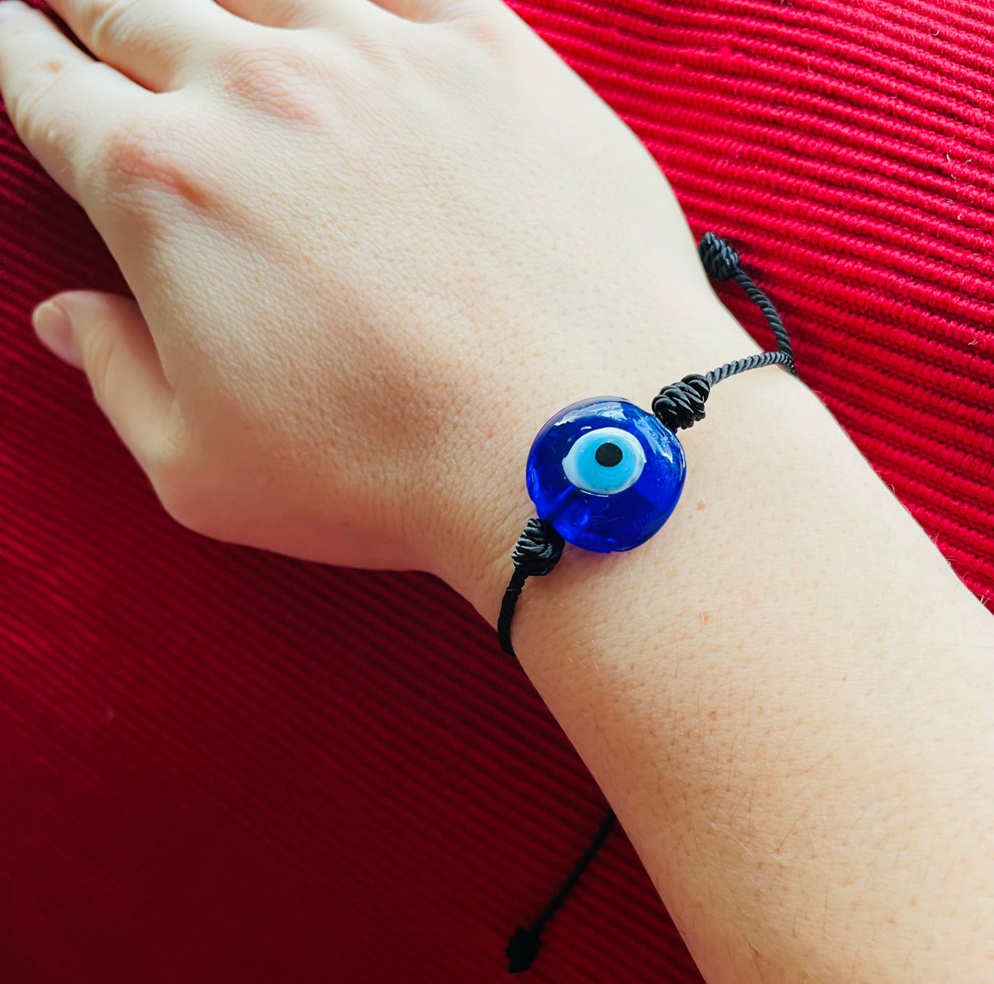 Rustic Evil Eye Bracelet