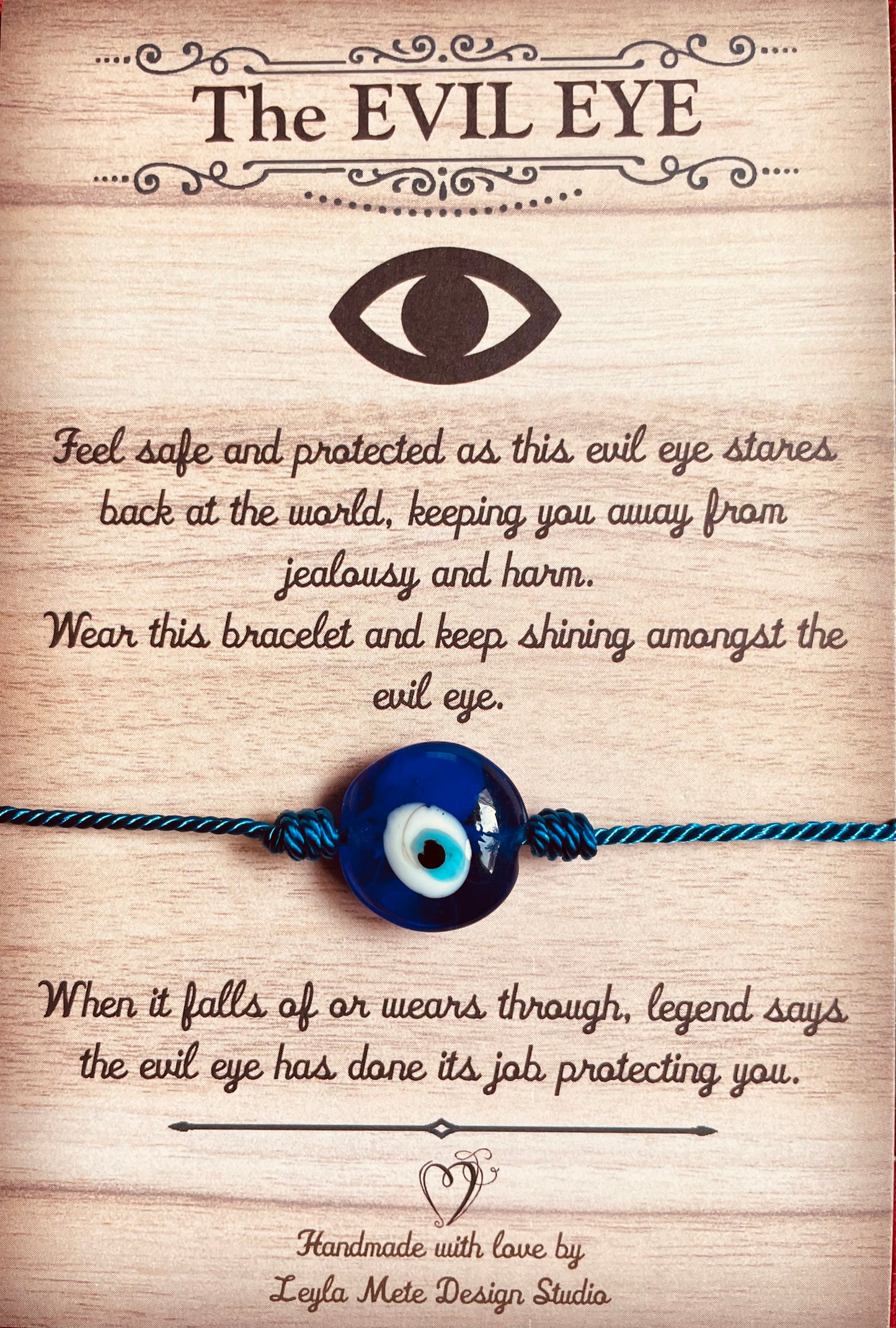 Rustic Evil Eye Bracelet