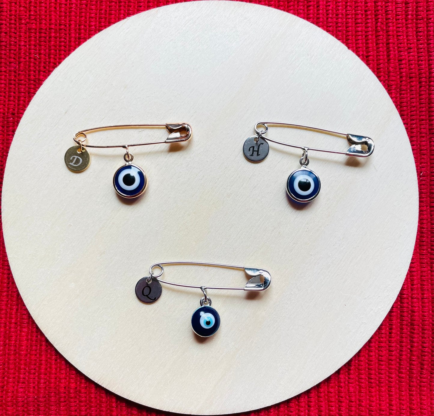 Evil Eye Pin Brooch