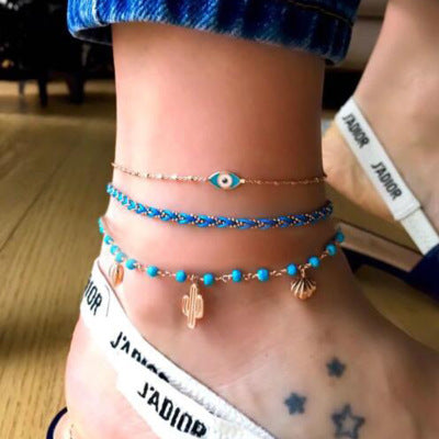 3pcs Anklet Set