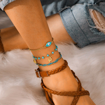 3pcs Anklet Set