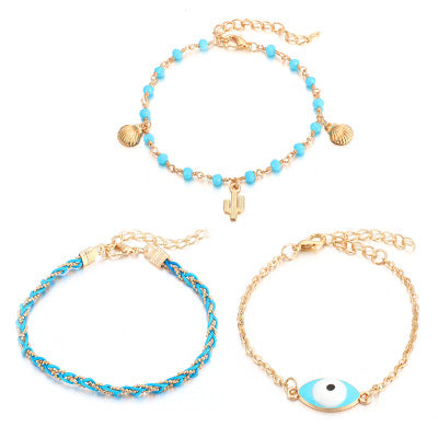3pcs Anklet Set